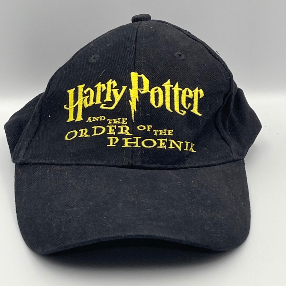 Harry Potter Order of the Phoenix 2003 Scholastic Book Launch Promo Hat Black